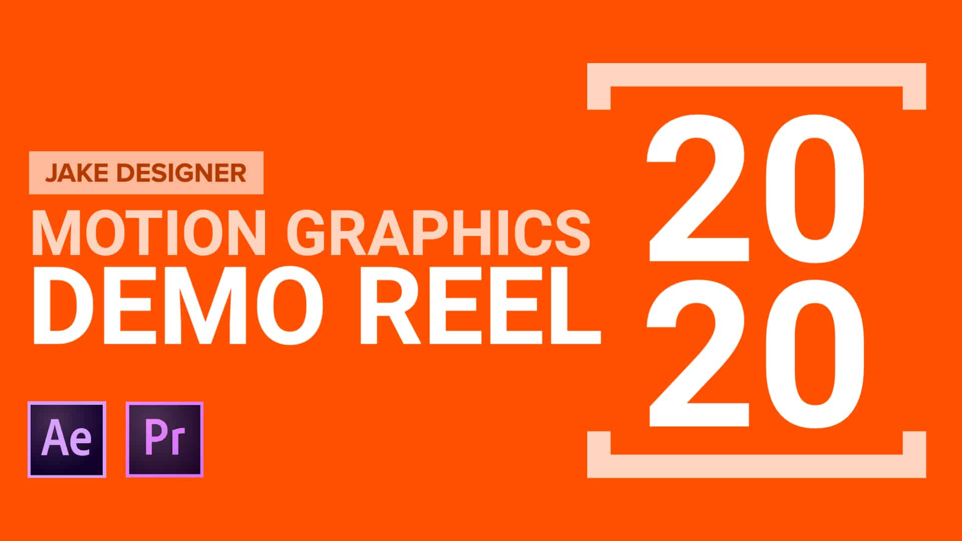 Motion Graphics Demo Reel 2020